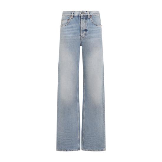 26FW 생로랑 스트레이트 팬츠 873662Y863O5059 NAVY
