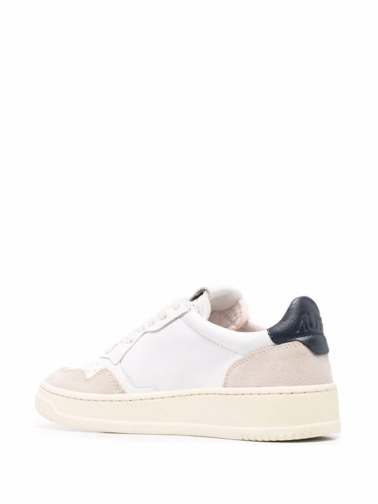 26FW 오트리 메달리스트 로우 레더 스니커즈 AULWLS28 NAVY - AUTRY