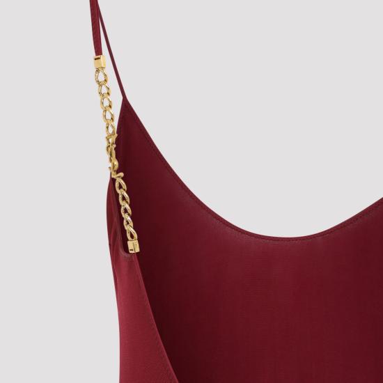26FW 생로랑 미디 원피스 876792Y38DS5860 BORDEAUX - SAINT LAURENT