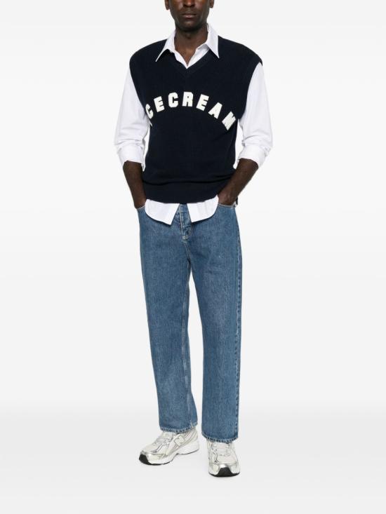 26FW 빌리어네어보이즈클럽 스웨터 ICKN26327NAVY - BILLIONAIRE BOYS CLUB
