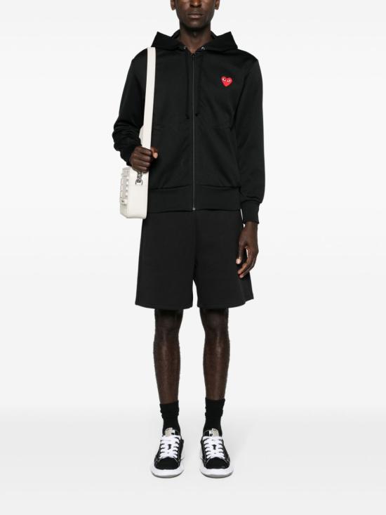 26FW 꼼데가르송 후드 티셔츠 AXT172D1 BLACK - COMME DES GARCONS