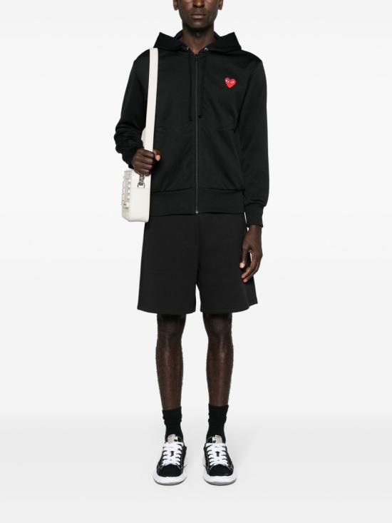 26FW 꼼데가르송 후드 티셔츠 AXT1721 BLACK - COMME DES GARCONS