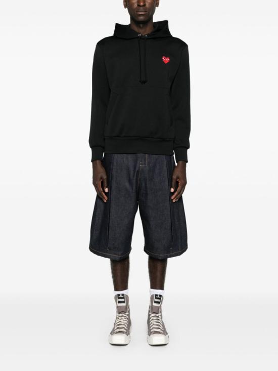26FW 꼼데가르송 후드 티셔츠 AXT174D1 BLACK - COMME DES GARCONS
