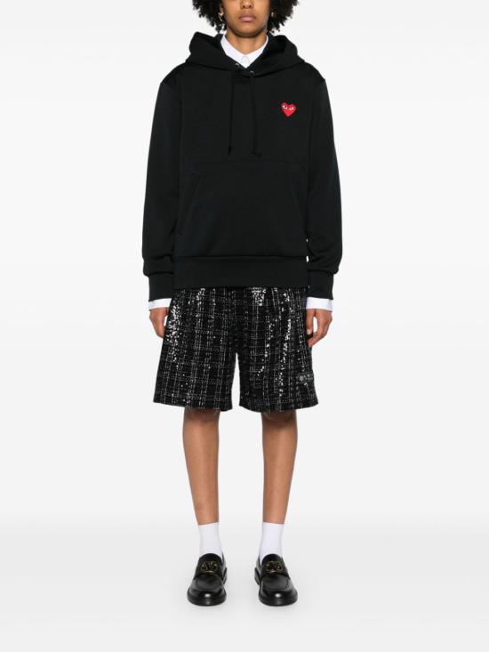 26FW 꼼데가르송 후드 티셔츠 AXT174D1 BLACK - COMME DES GARCONS