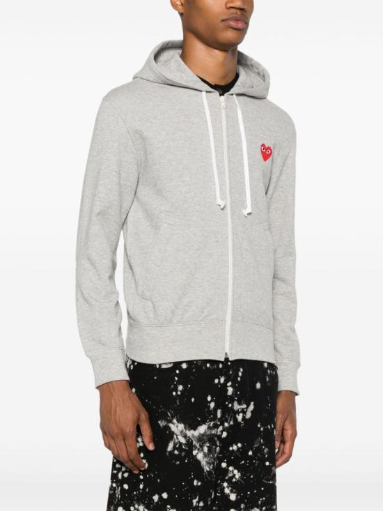 26FW 꼼데가르송 후드 티셔츠 AXT168D1 GREY - COMME DES GARCONS