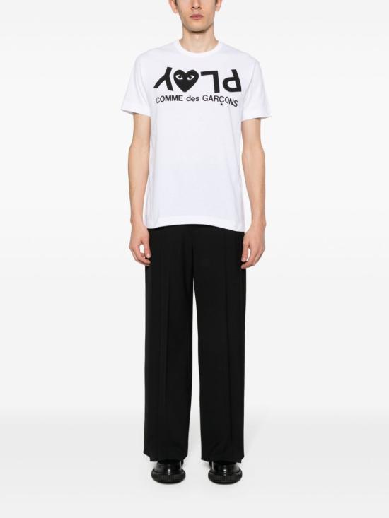 26FW 꼼데가르송 반팔 티셔츠 AXT0681 WHITE - COMME DES GARCONS