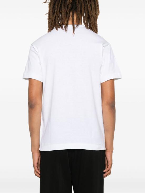 26FW 꼼데가르송 반팔 티셔츠 AXT068D1 WHITE - COMME DES GARCONS