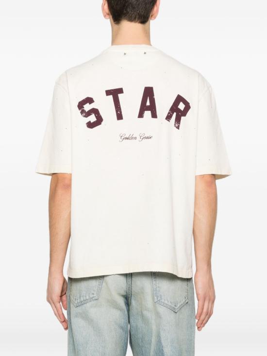 26FW 골든구스 반팔 티셔츠 GUP01873DP00242111616 WHITE - GOLDEN GOOSE