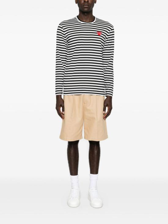 26FW 꼼데가르송 반팔 티셔츠 AXT164D1 BLACK - COMME DES GARCONS