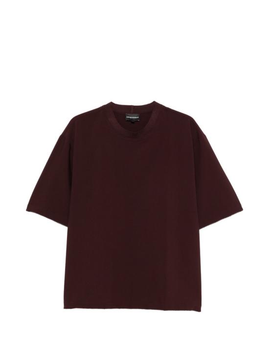26FW 엠포리오 아르마니 반팔 티셔츠 EM006847AF28011UA331 BROWN