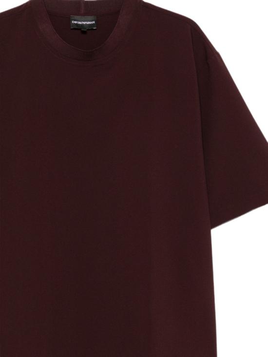 26FW 엠포리오 아르마니 반팔 티셔츠 EM006847AF28011UA331 BROWN - EMPORIO ARMANI