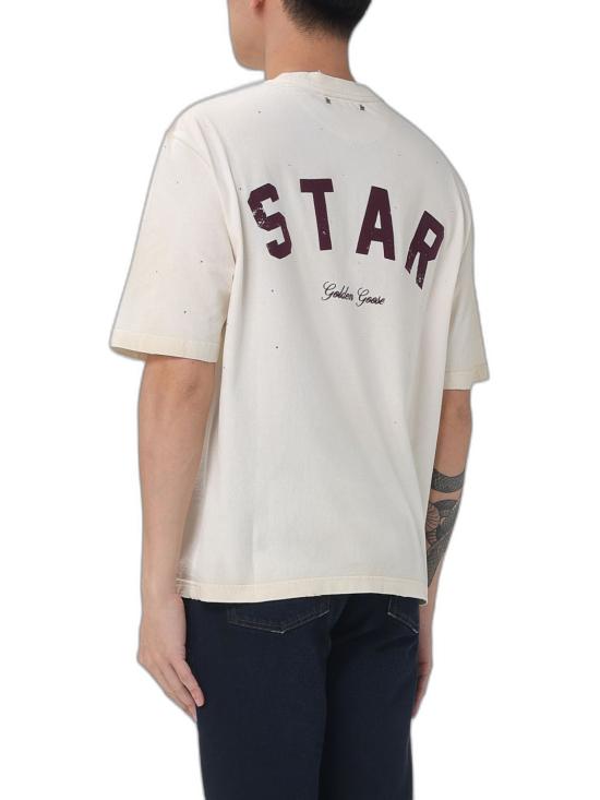 26FW 골든구스 반팔 티셔츠 GUP01873P00241811616 WHITE - GOLDEN GOOSE