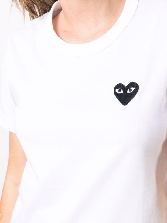 26FW 꼼데가르송 반팔 티셔츠 AXT120D2 WHITE - COMME DES GARCONS