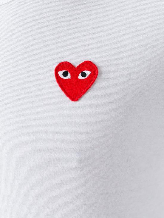 26FW 꼼데가르송 긴팔 티셔츠 AXT1182 WHITE - COMME DES GARCONS