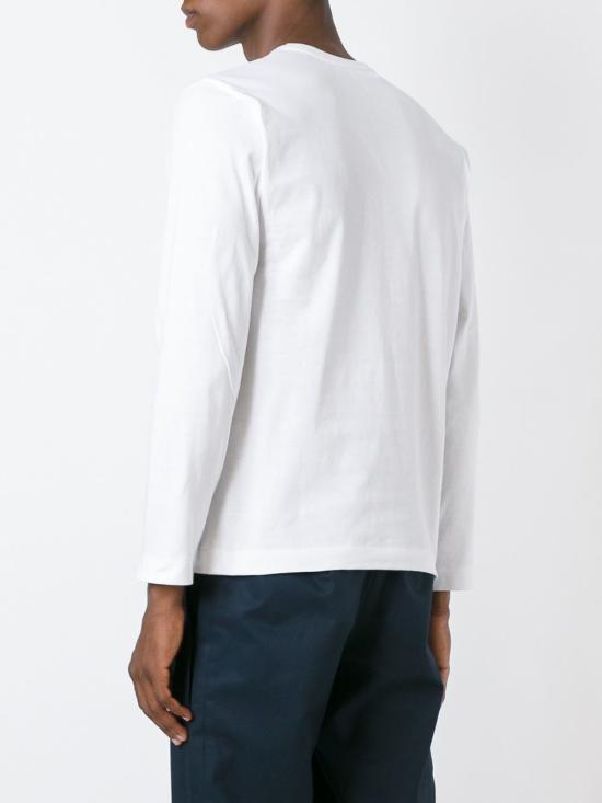 26FW 꼼데가르송 긴팔 티셔츠 AXT1182 WHITE - COMME DES GARCONS