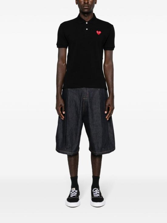 26FW 꼼데가르송 폴로 티셔츠 AXT0061 BLACK - COMME DES GARCONS