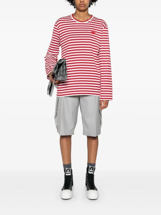 26FW 꼼데가르송 반팔 티셔츠 AXT164D4 RED - COMME DES GARCONS