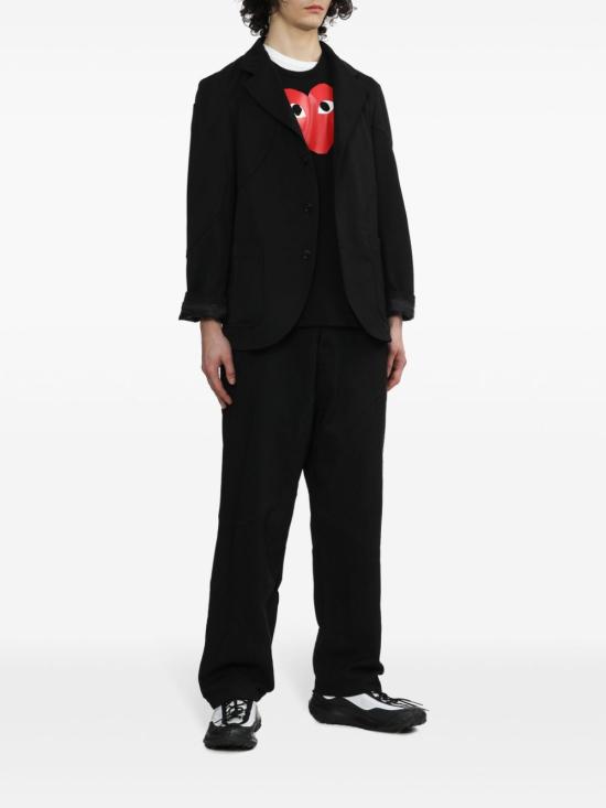 26FW 꼼데가르송 반팔 티셔츠 AXT112D1 BLACK - COMME DES GARCONS