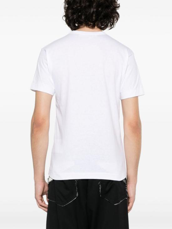 26FW 꼼데가르송 반팔 티셔츠 AXT0642 WHITE - COMME DES GARCONS