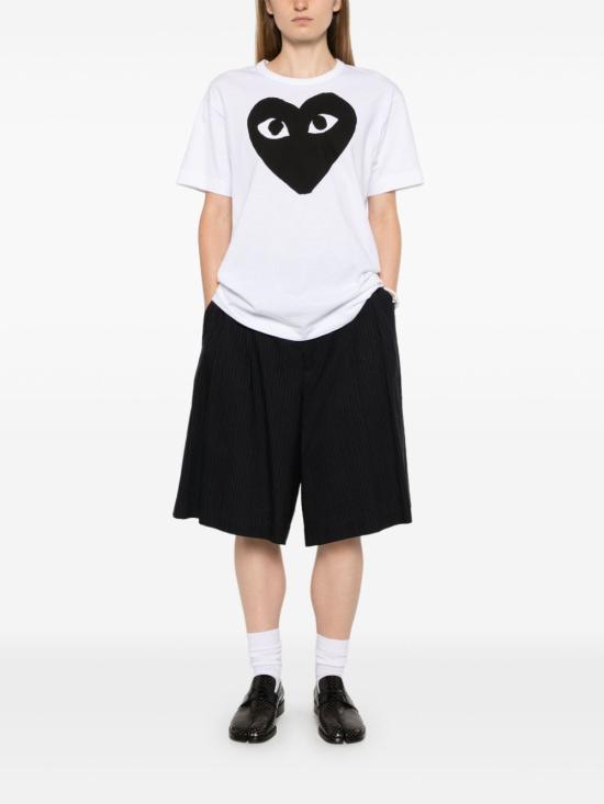 26FW 꼼데가르송 반팔 티셔츠 AXT070D1 WHITE - COMME DES GARCONS
