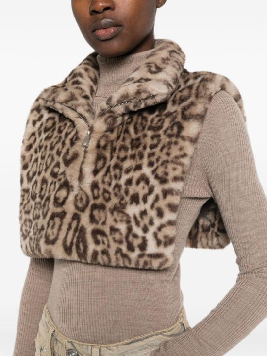 26FW 아파리 머플러/스카프 F6AC257LLE2 LEOPARD PRINT - APPARIS