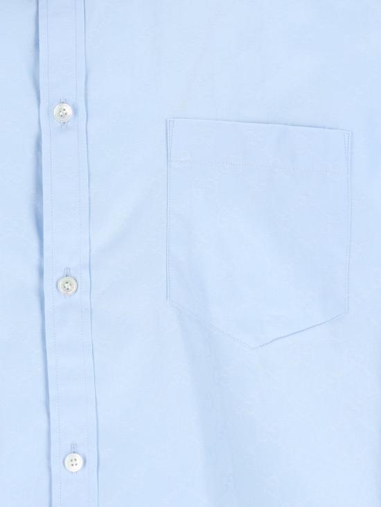  구찌 GG 코튼 포플린 셔츠 860785 ZAUO84774 BABY BLUE - GUCCI