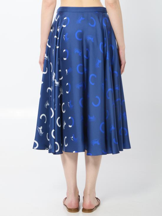  셀린느 스커트 2J3453Q49 GDR0 BLUE - CELINE