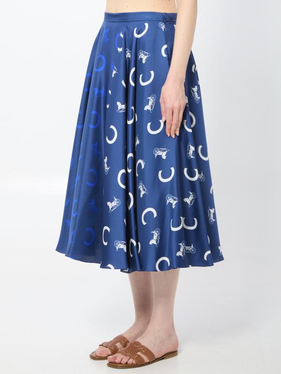  셀린느 스커트 2J3453Q49 GDR0 BLUE - CELINE