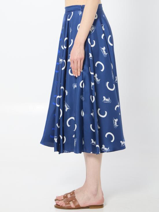  셀린느 스커트 2J3453Q49 GDR0 BLUE - CELINE