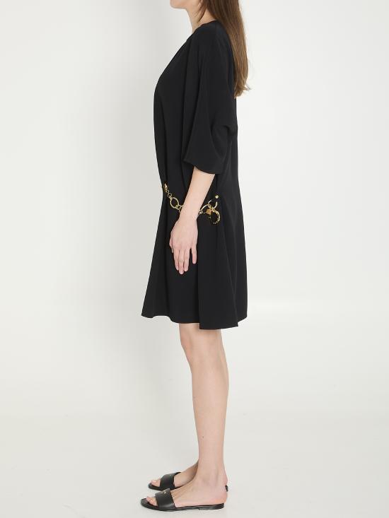  셀린느 캐디 랩 드레스 RR0K80T25 38NO BLACK - CELINE