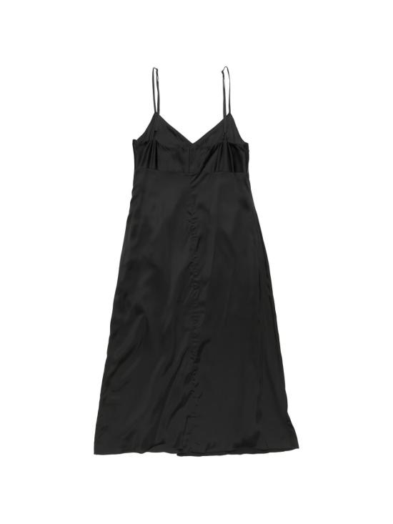  아크네 스튜디오 사틴 드레스 A20926 900 BLACK - ACNE STUDIOS