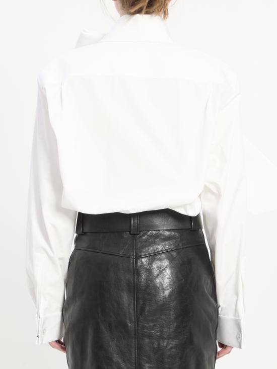  생로랑 블라우스 865302 Y1H489000 WHITE - SAINT LAURENT
