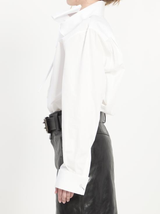  생로랑 블라우스 865302 Y1H489000 WHITE - SAINT LAURENT