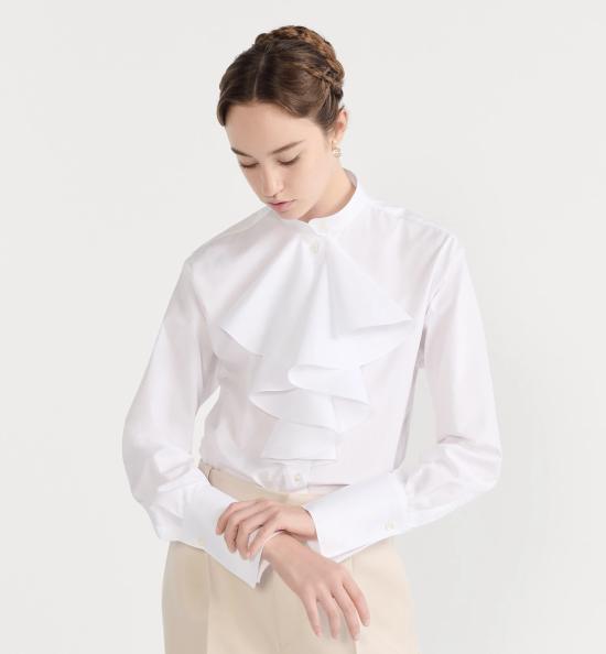  디올 셔츠 611B14A3356 0100 WHITE