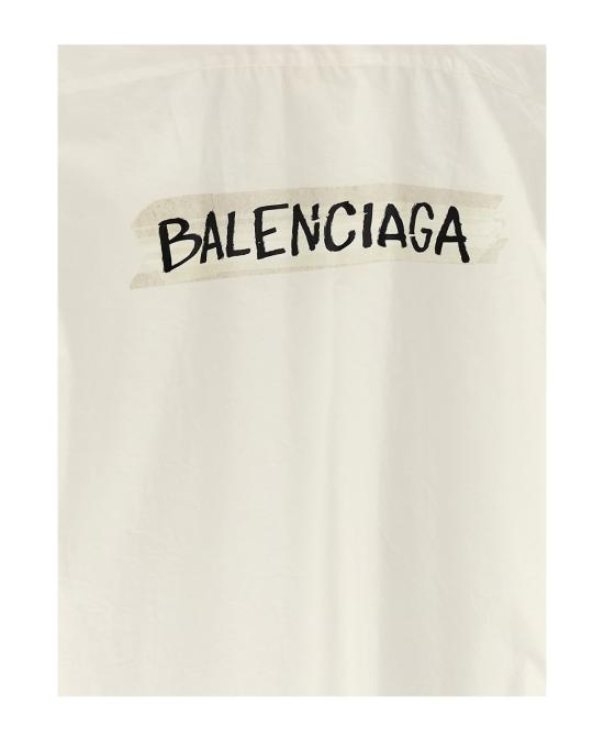  발렌시아가 마스킹 테이프 라지 핏 롱 슬리브 셔츠 857810 TRM289000 WHITE - BALENCIAGA