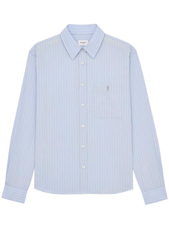  생로랑 셔츠 861080 Y7J664427 BABY BLUE