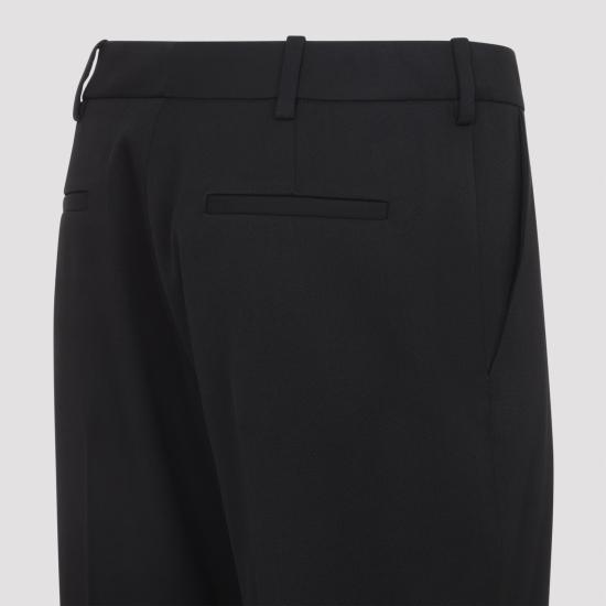  발렌시아가 슬림 테일러드 팬츠 872125 TJT211000 BLACK - BALENCIAGA