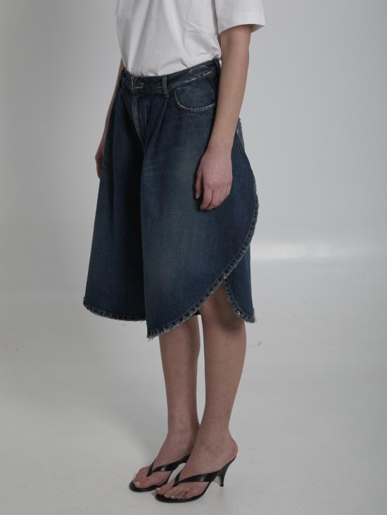  발렌시아가 튤립 버뮤다 872219 TRW614060 BLUE - BALENCIAGA