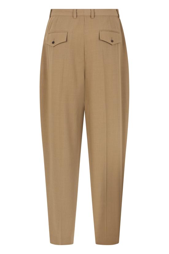  셀린느 울 몬탁 트라우저 RP0DK0V66 15LK BROWN - CELINE