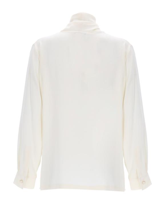  막스마라 바디아 실크 블라우스 2611111191600 143070 IVORY - MAX MARA