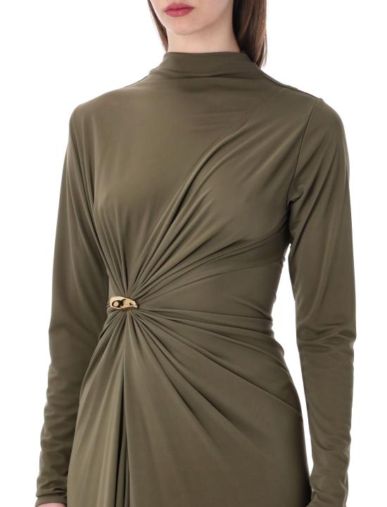  보테가베네타 미디 원피스 867623 V4YX03749 MILITARY GREEN - BOTTEGA VENETA