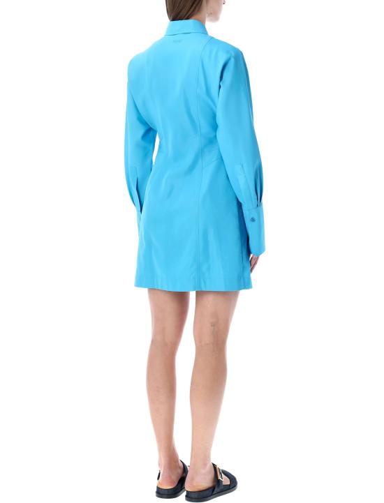  펜디 미디 원피스 FDD537 AW9BF1W0L BABY BLUE - FENDI