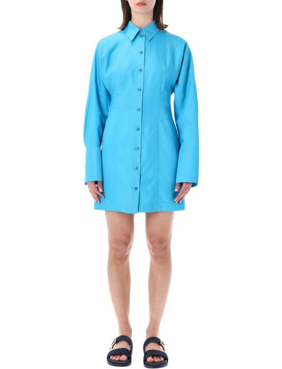  펜디 미디 원피스 FDD537 AW9BF1W0L BABY BLUE