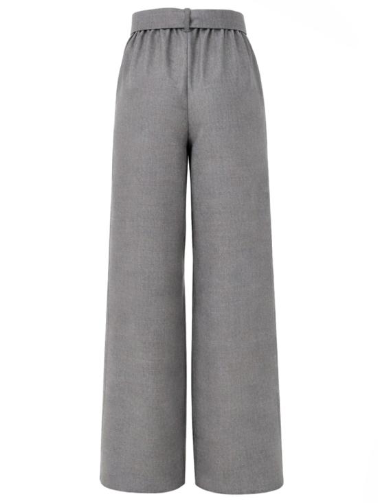  막스마라 스트레이트 팬츠 2611131141600 225004 GREY - MAX MARA