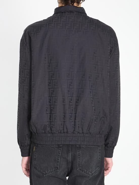  펜디 FF 나일론 봄버 자켓 FAA951 ATN9F0GME BLACK - FENDI