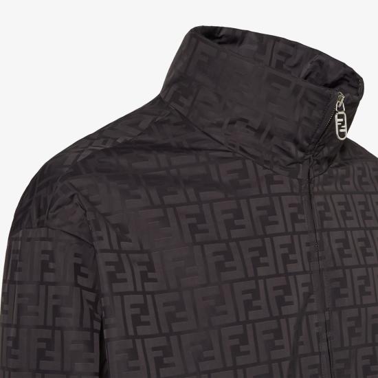  펜디 FF 나일론 봄버 자켓 FAA951 ATN9F0GME BLACK - FENDI