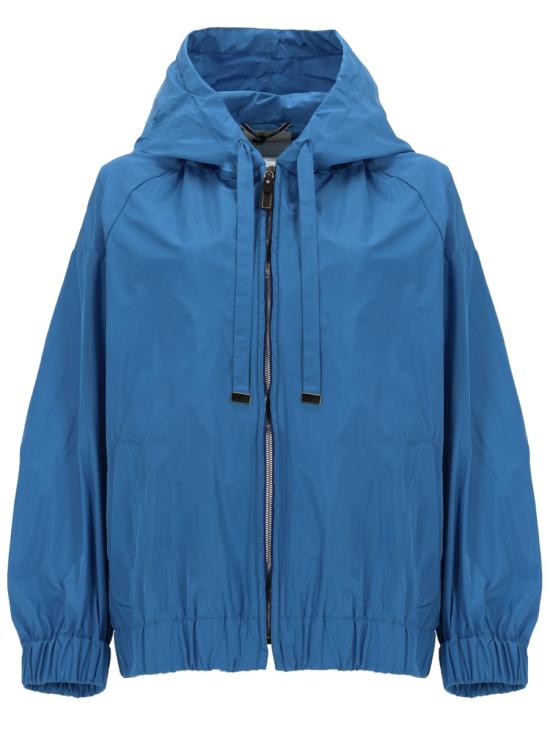 26SS 에스막스마라 카메오 타프타 후드 자켓 2619021043600 129003 BLUE