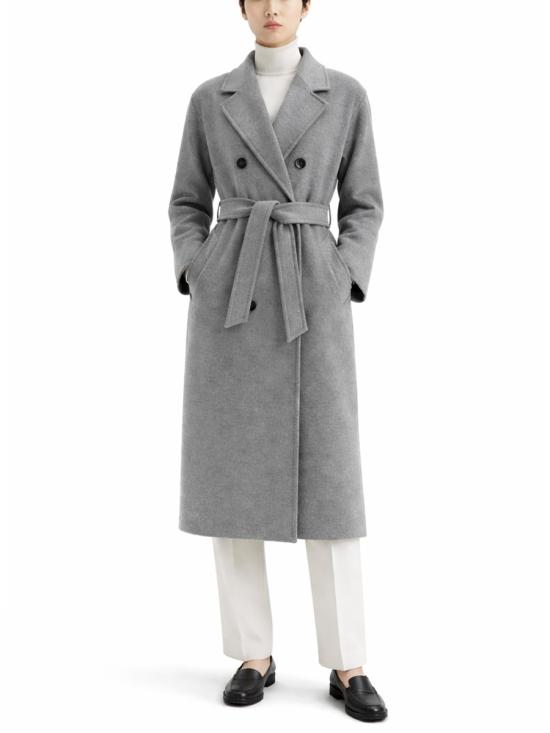  막스마라 마담 더블 브레스티드 코트 2611018011600 806018 GREY - MAX MARA