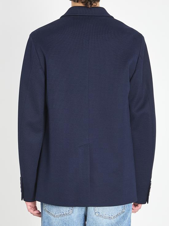  구찌 싱글 브레스트 코튼 저지 재킷 846713 ZAM6R4240 BLUE - GUCCI