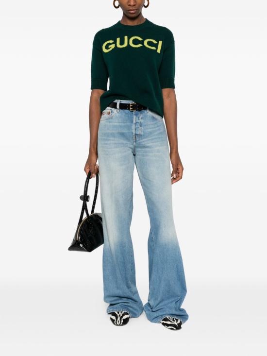  구찌 스트레이트 팬츠 852212 XDDDA4011 BLUE - GUCCI